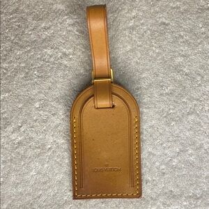 Vintage Louis Vuitton Luggage Tag in Vachetta Leather (06G)